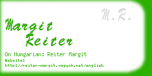 margit reiter business card